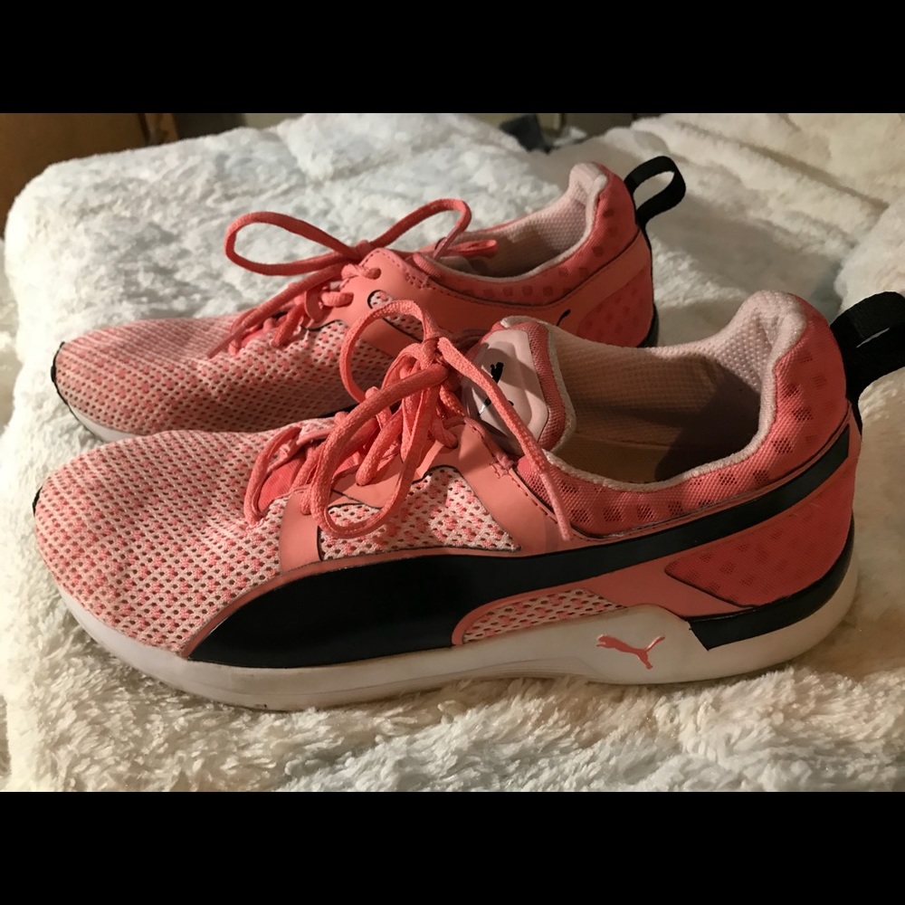 Pink Puma trainers size 10